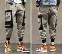 Load image into Gallery viewer, Streetwear Men&#39;s Multi Pockets Cargo Harem Pants Hip Hop Casual Male Track Pants Joggers Trousers Fashion Harajuku Men Pants
