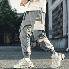 Load image into Gallery viewer, Streetwear Men&#39;s Multi Pockets Cargo Harem Pants Hip Hop Casual Male Track Pants Joggers Trousers Fashion Harajuku Men Pants
